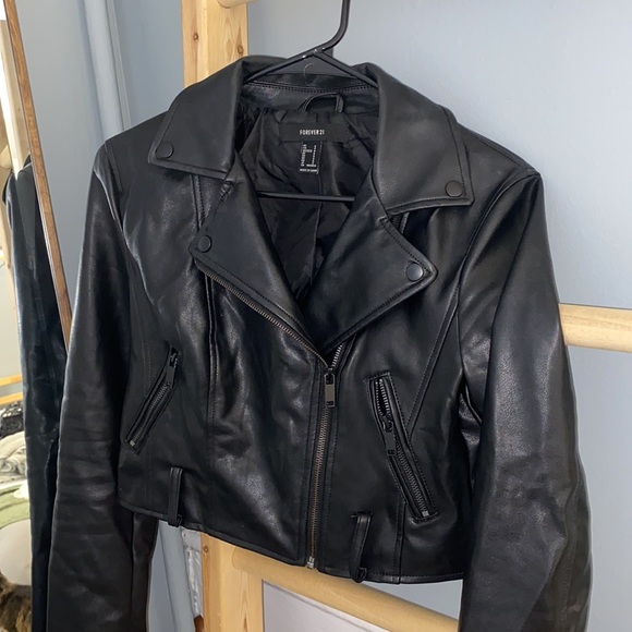 Forever 21 Jackets & Blazers - Faux Leather Jacket